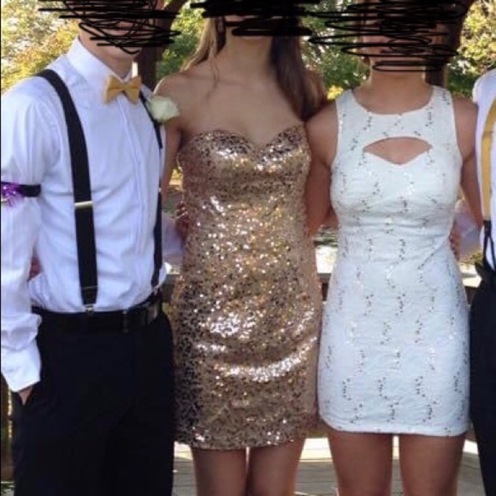 Dancing Queen Gold Sequin Dress - Picture 10 of 10